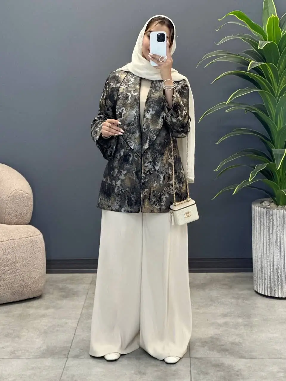 3490-کت ژآکارد طیلا