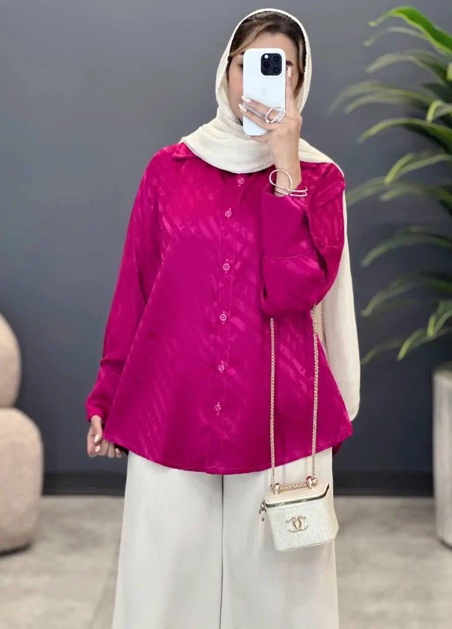 3491-شومیز پیلی دار