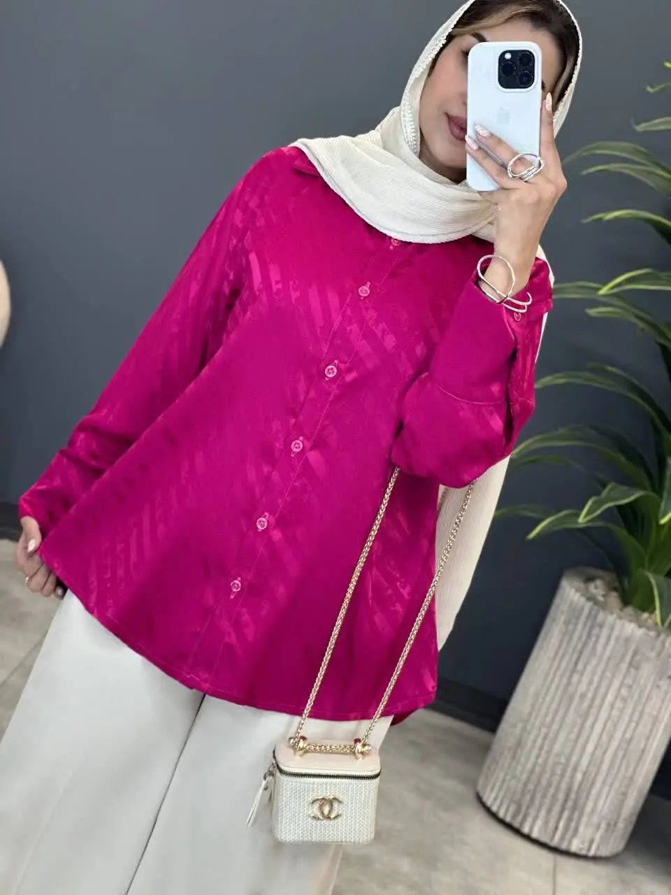 3491-شومیز پیلی دار