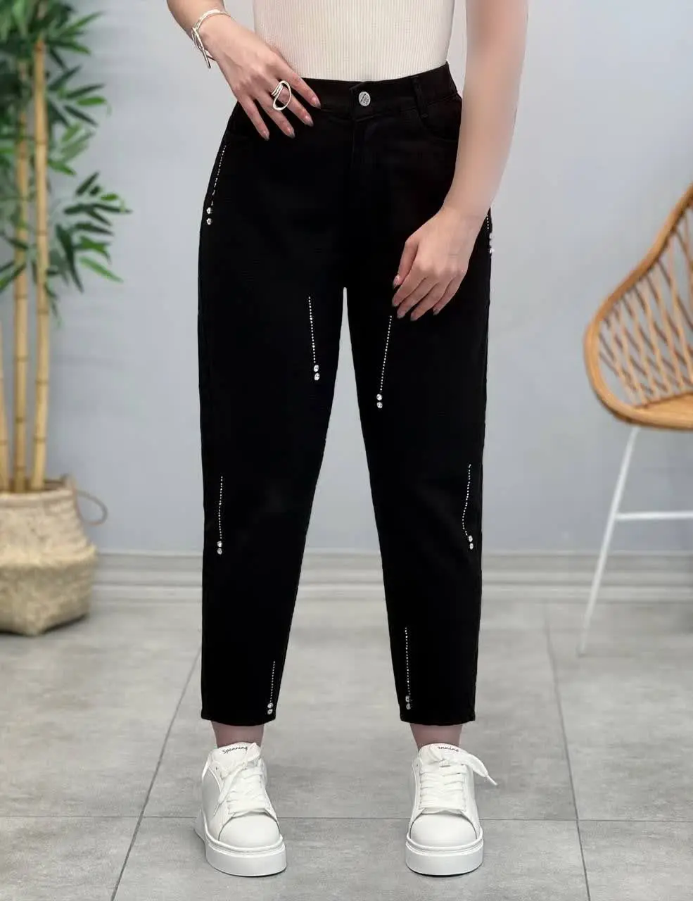 3481-مام استایل نگینی