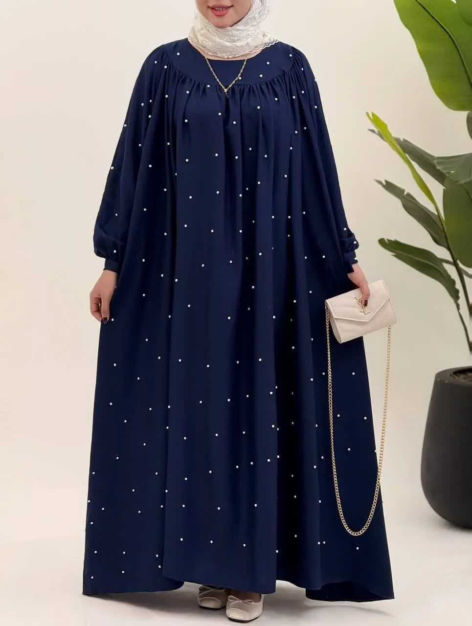 3520-عبایی مزونی ماهلین