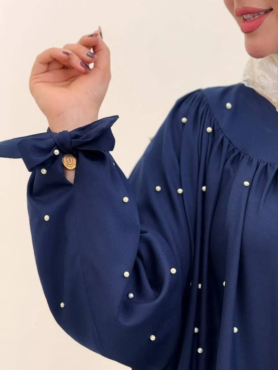 3520-عبایی مزونی ماهلین