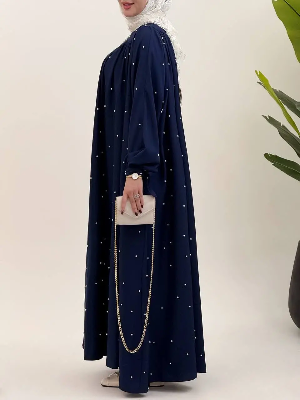 3520-عبایی مزونی ماهلین