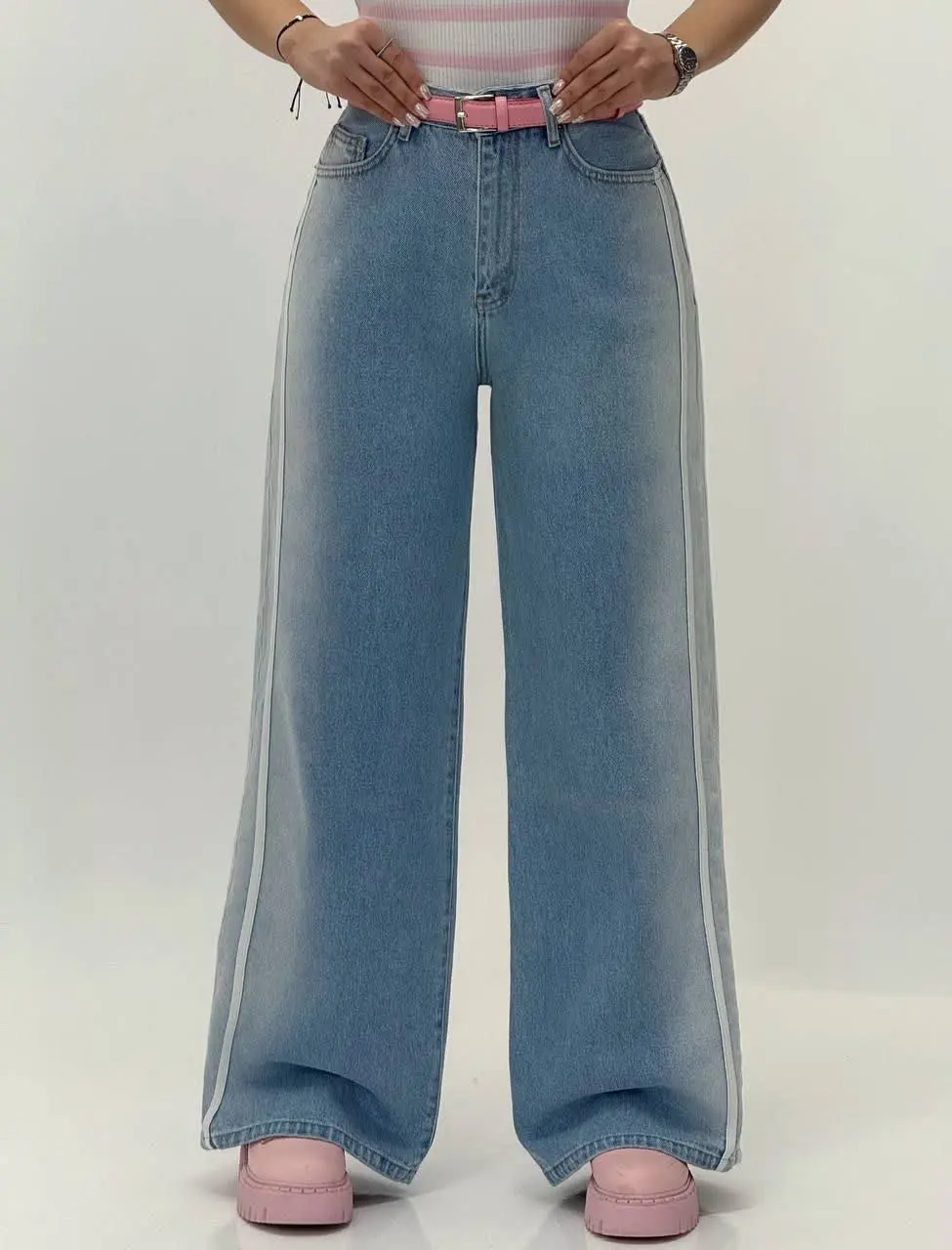 3550-شلوار جین بگ کد 300010244