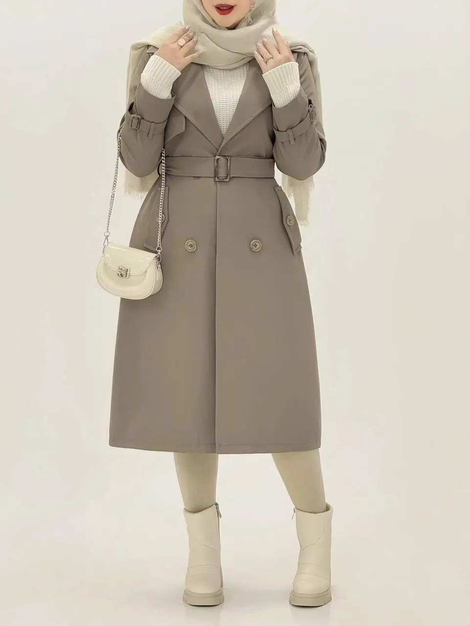 3575-بارونی آستردار شیما