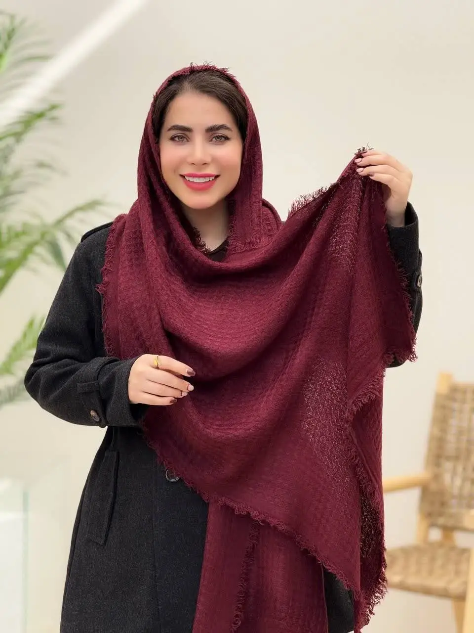 3681-شال پاییزه برکه