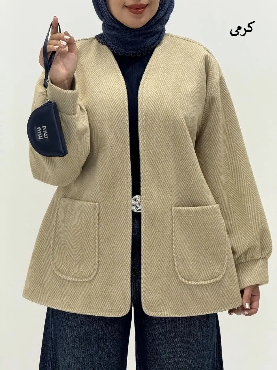 3695-پالتو آستردار فندی