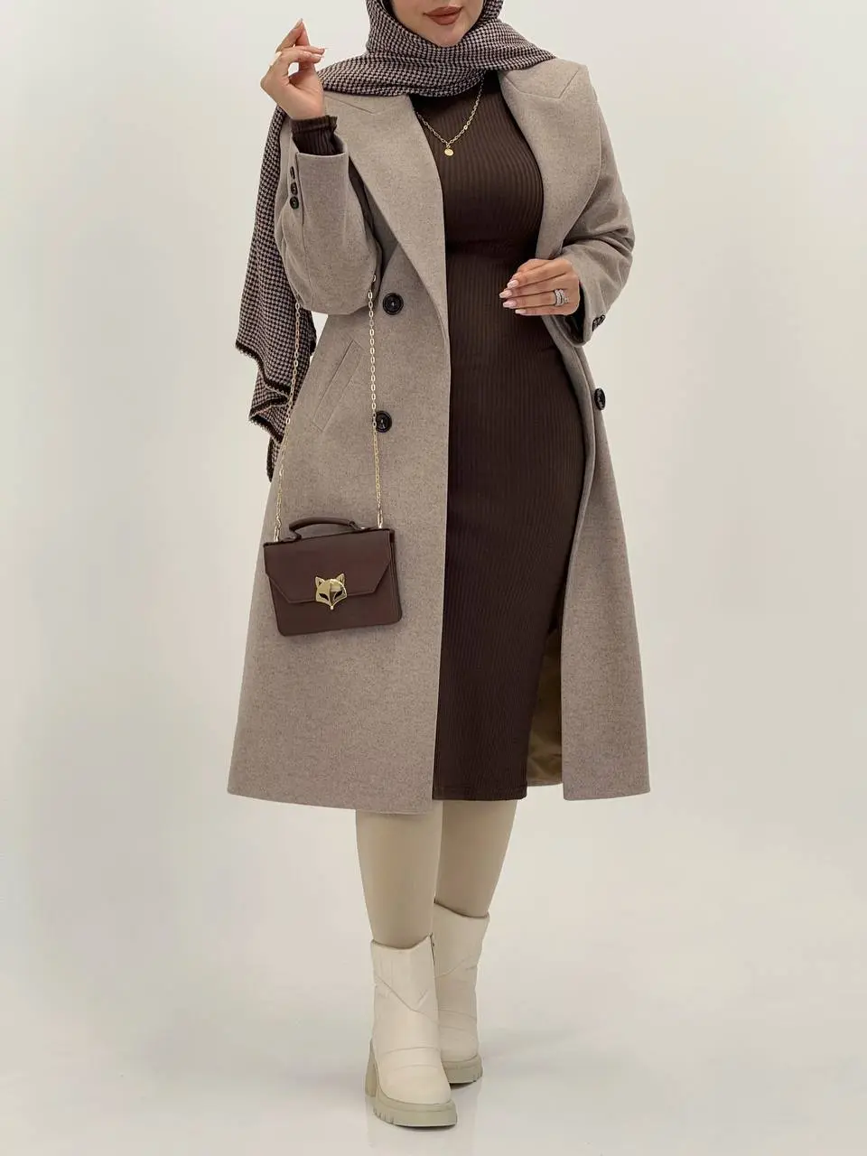 3567-پالتو فوتر قاصدک