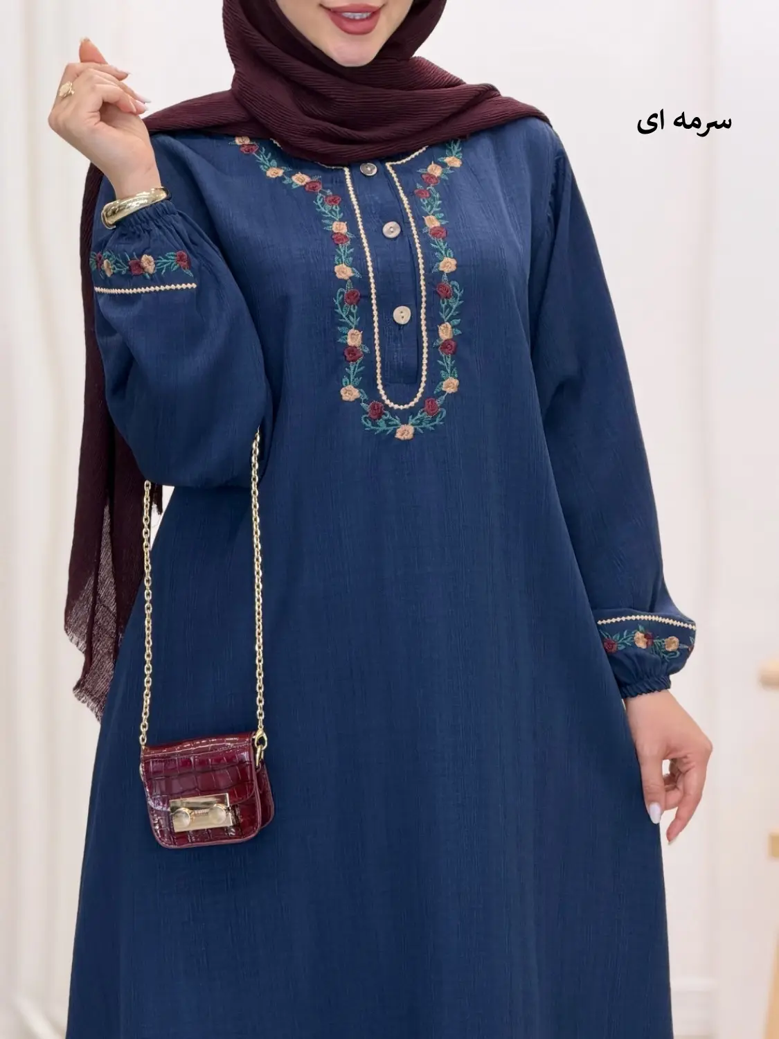 4448 - پیراهن ماکسی نارون
