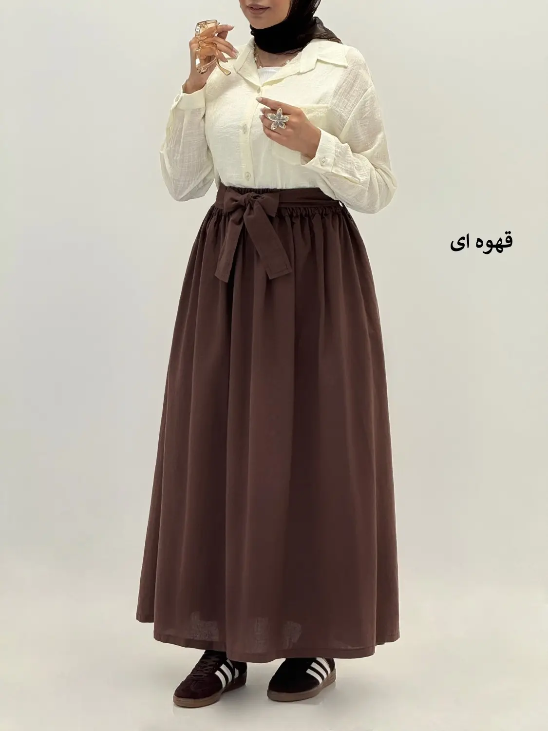 4۲۵۱ - دامن لینن الا