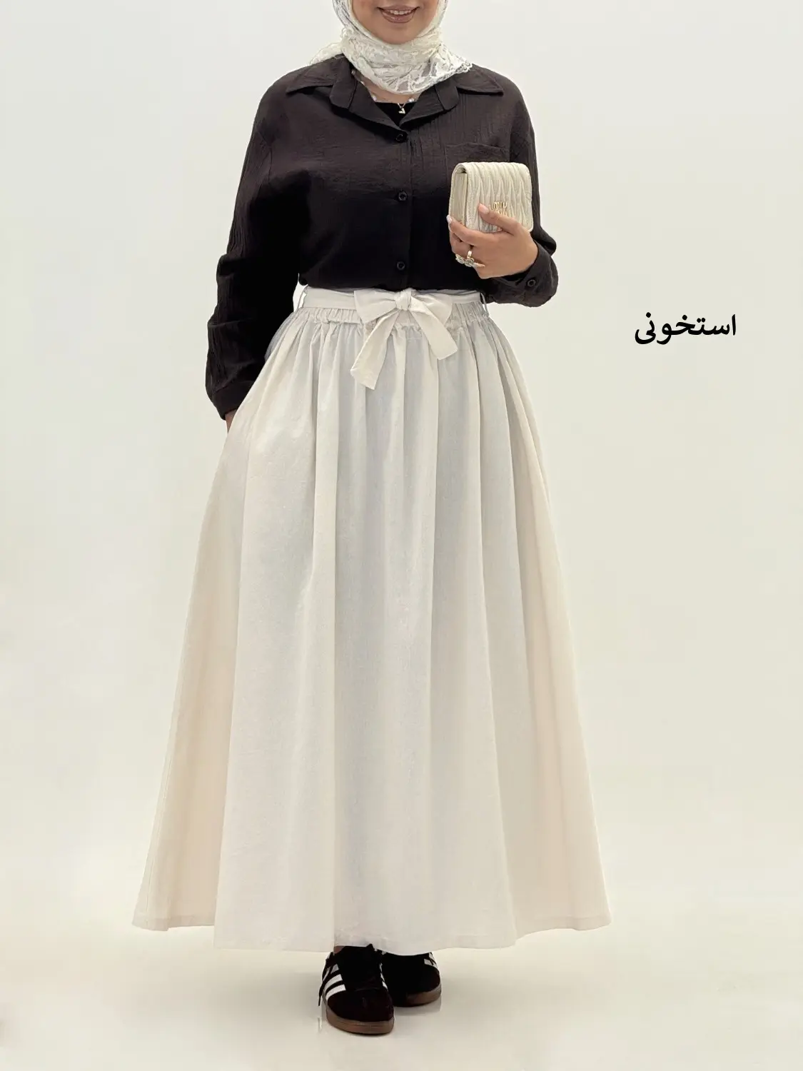 4۲۵۱ - دامن لینن الا