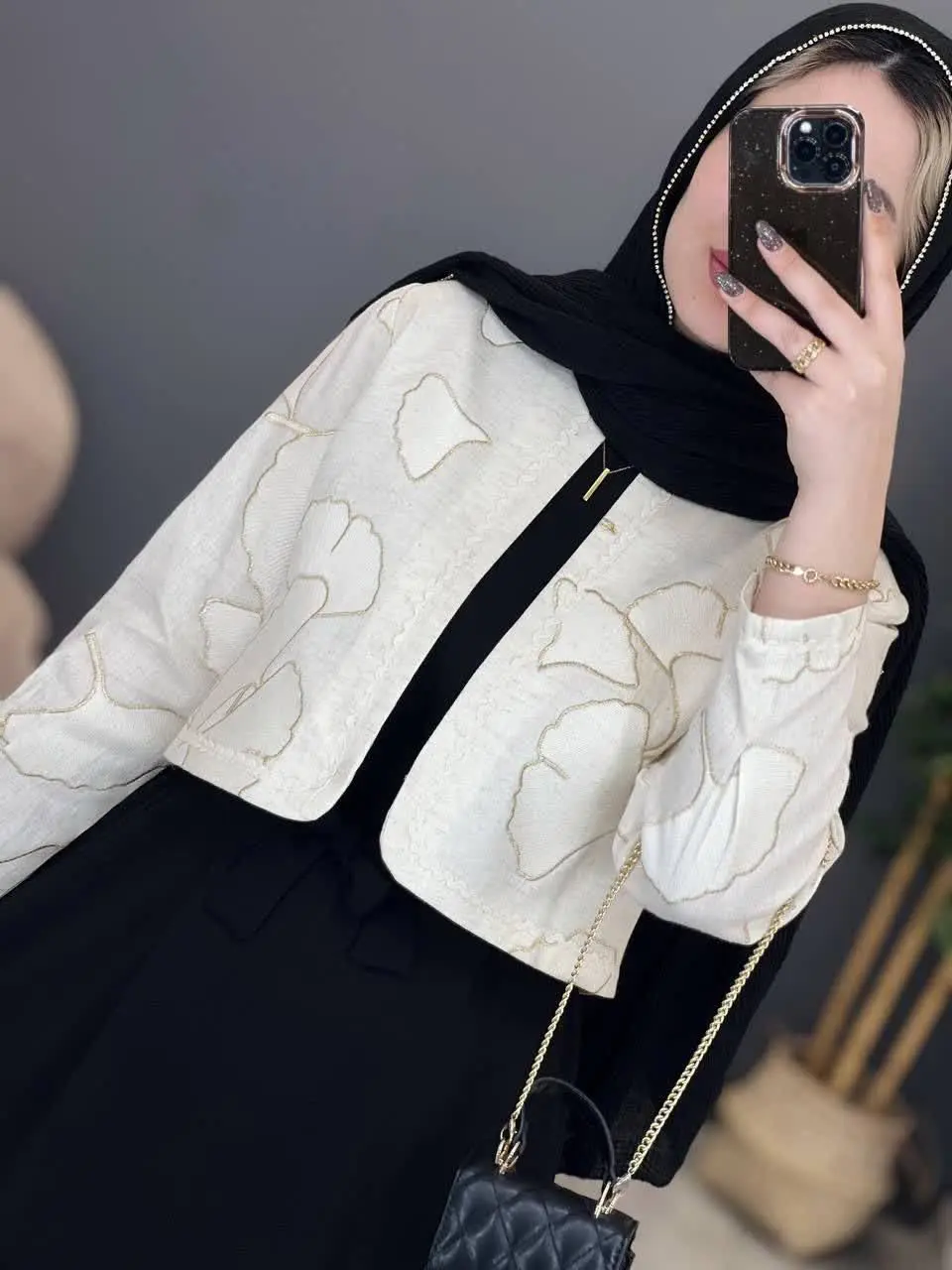 3447- کت و سارافون قاصدک (ایراد دار)