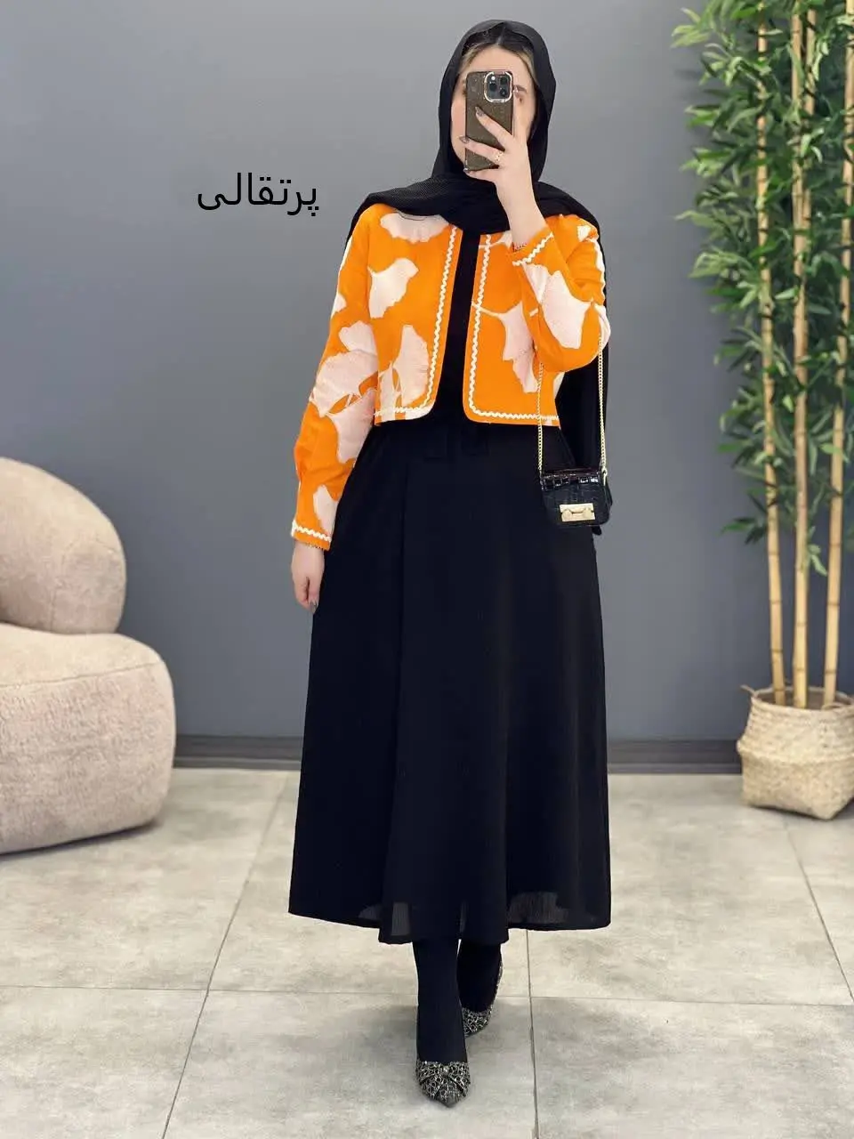 3447- کت و سارافون قاصدک (ایراد دار)