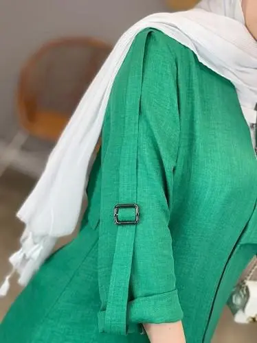 3451-مانتو آستین سگک آنجل (ایراد دار)