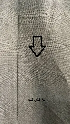 1717- کت و شلوار بلیزر لینن ( ایراد دار)