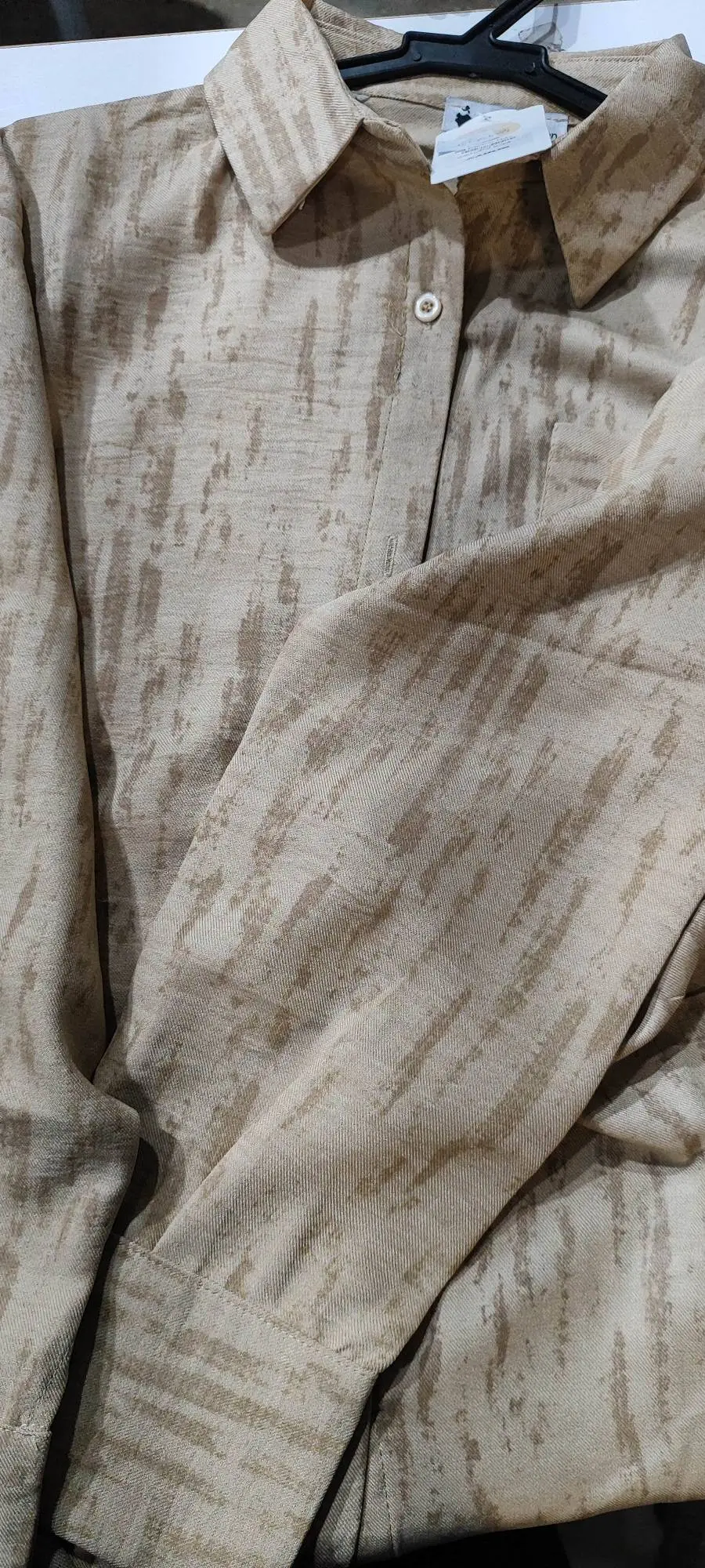 4652-شومیز آبرنگی آیشن (ایراددار)