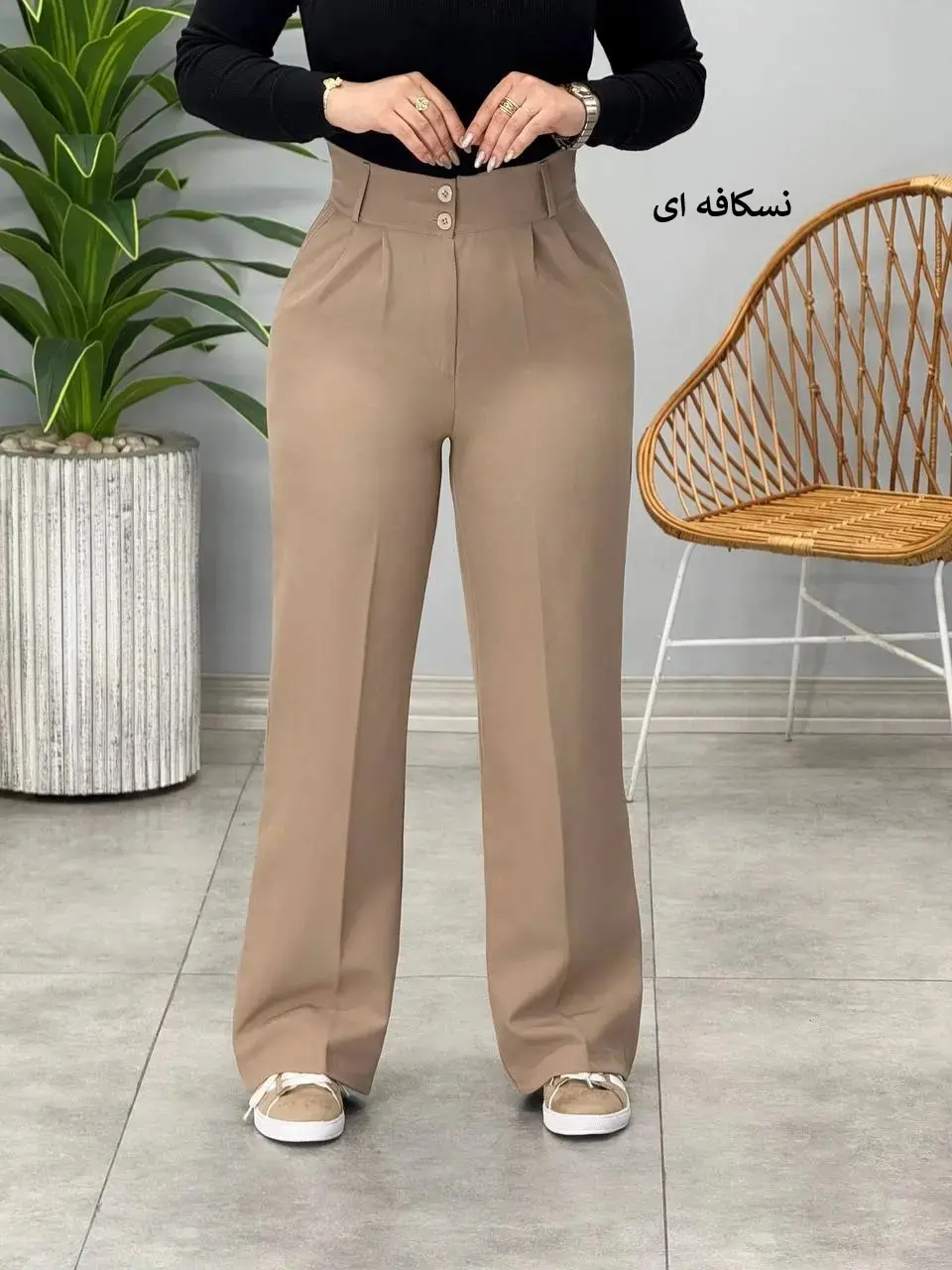 3966-شلوار باربی واید