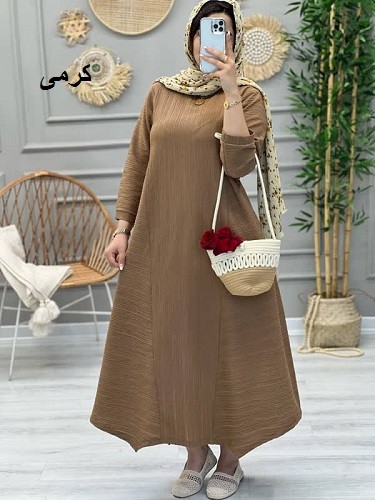 1223-پیراهن بلند دلتا