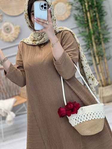 1223-پیراهن بلند دلتا