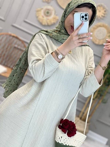 1223-پیراهن بلند دلتا