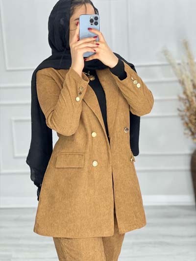 0523- کت شلوار مزونی آذین