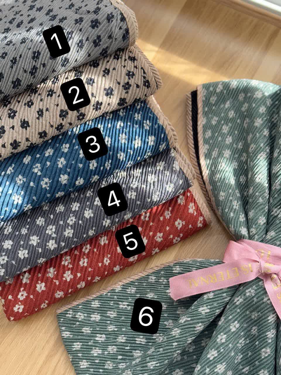 1843- شال دو لایه گلدار بنسای