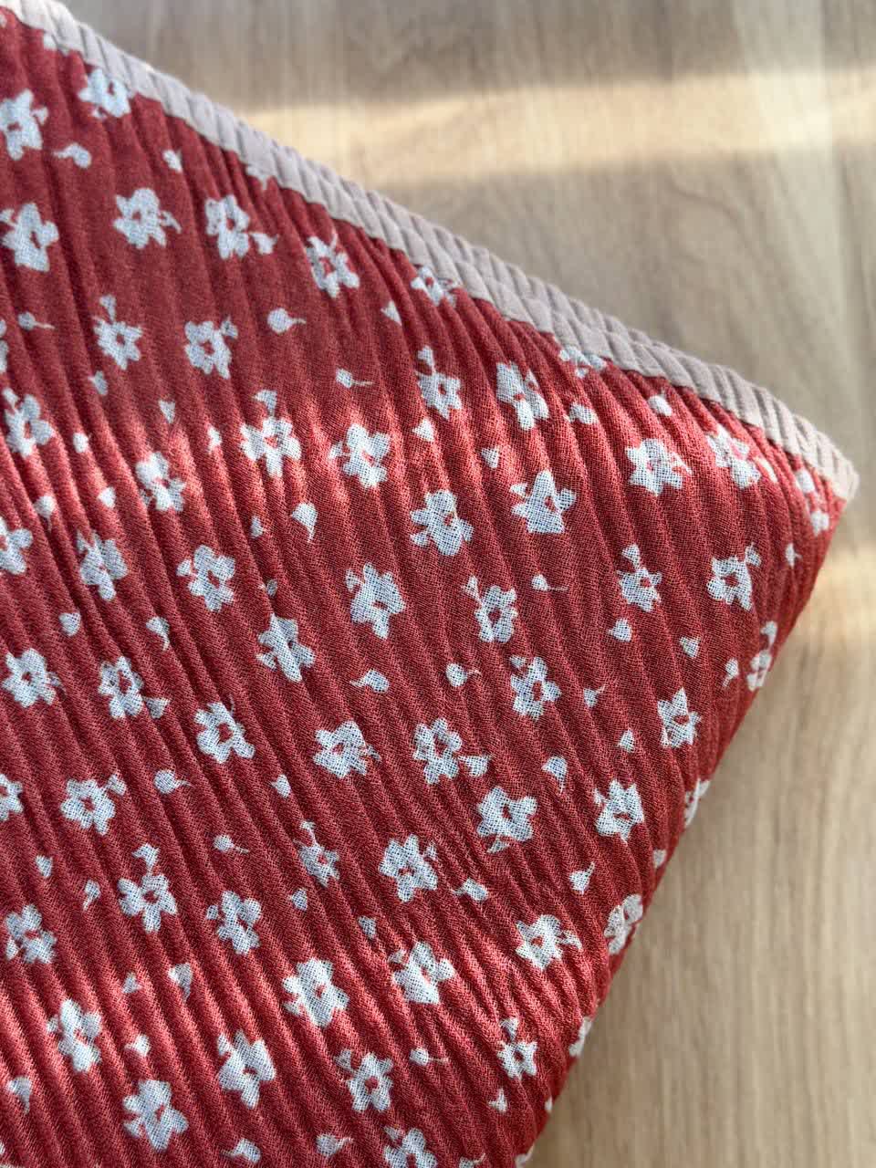 1843- شال دو لایه گلدار بنسای