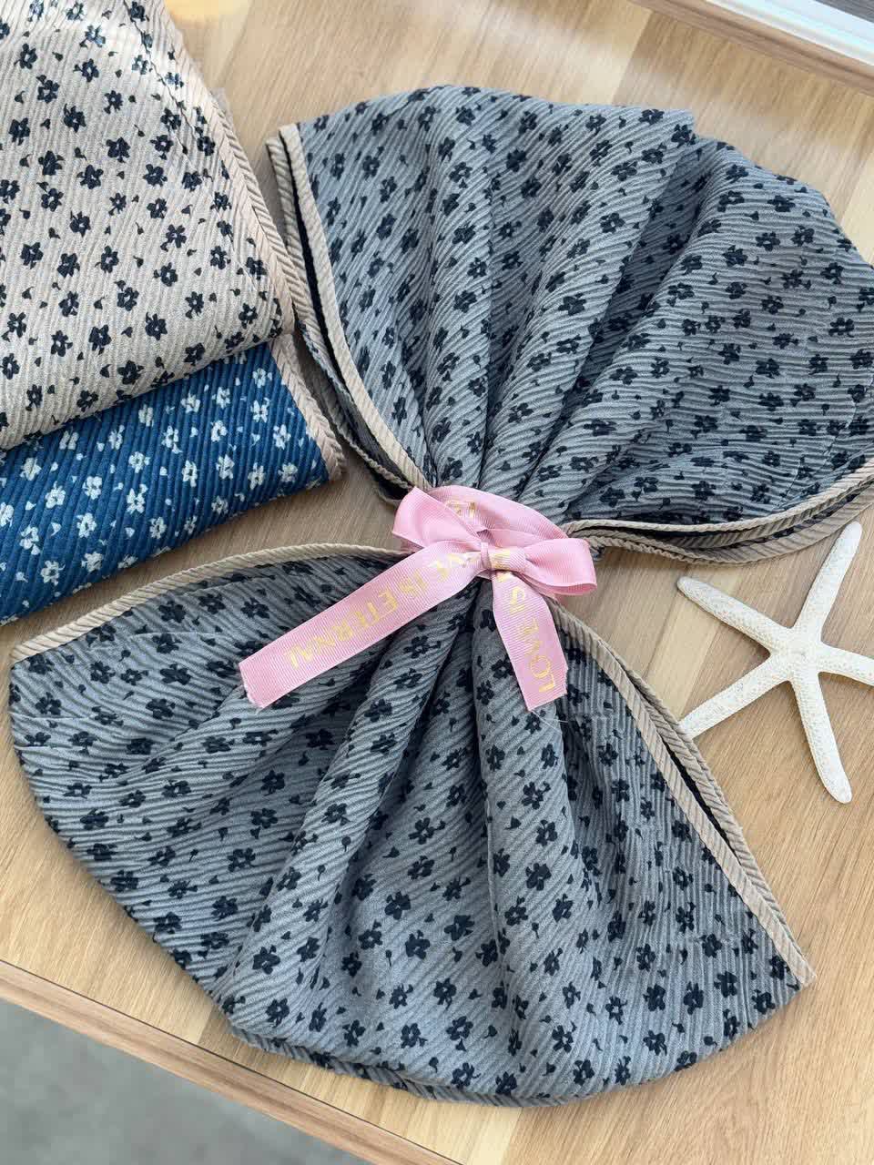 1843- شال دو لایه گلدار بنسای