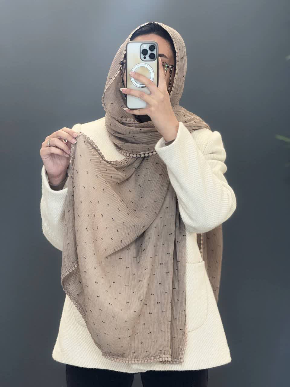 1846- شال مورچه ای عدسی