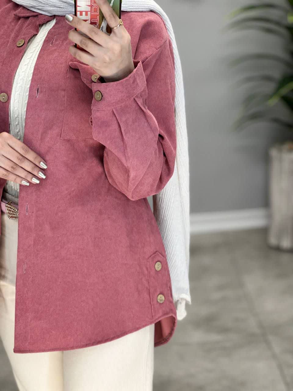 1850- مانتو شومیزی کبریتی