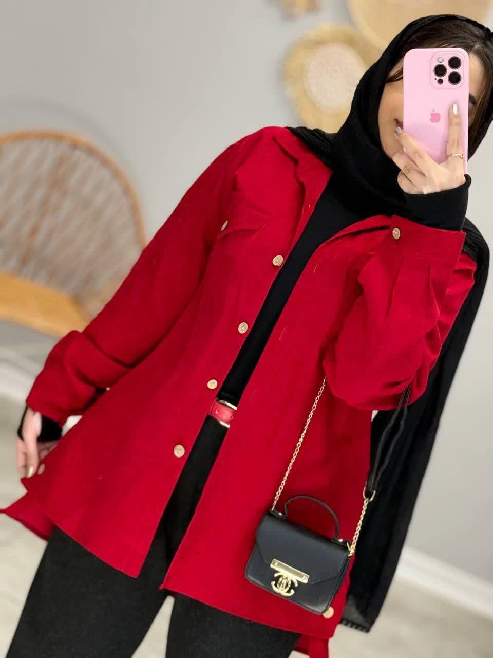 1850- مانتو شومیزی کبریتی