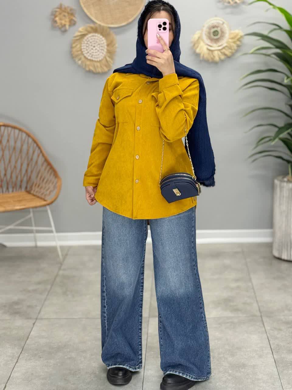 1850- مانتو شومیزی کبریتی