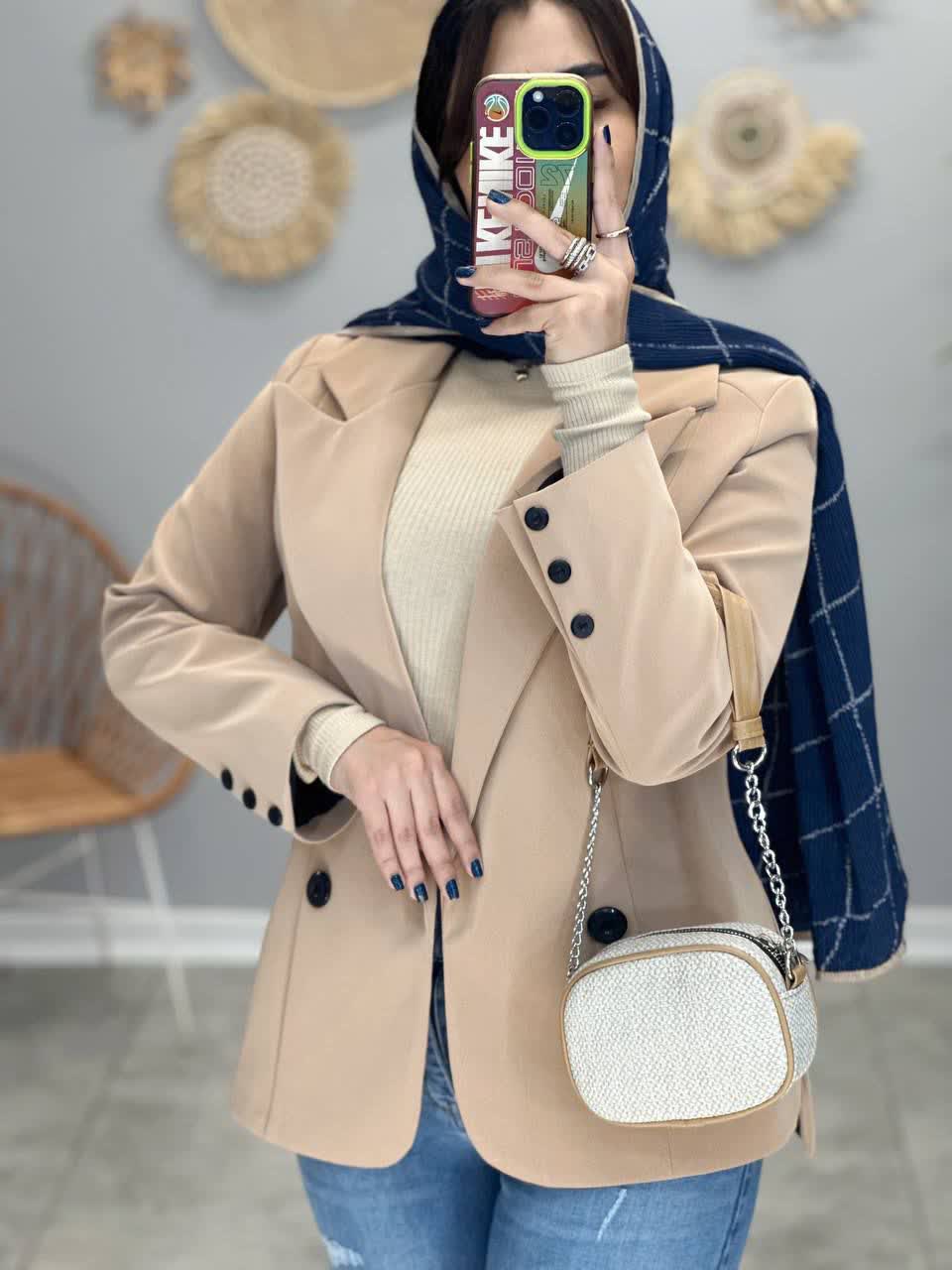 1851- پالتو چرم ماهرخ