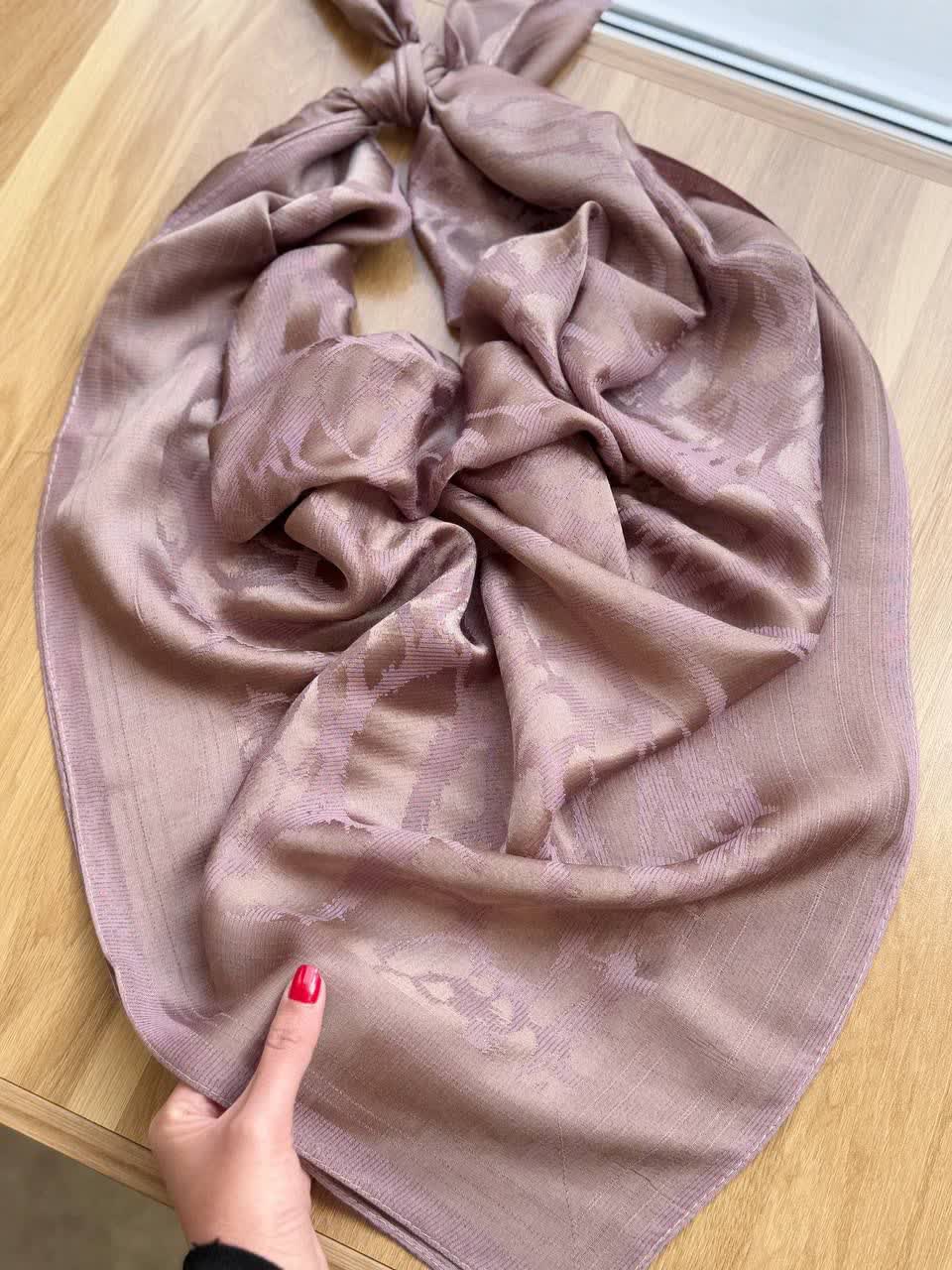 1862- روسری ژاکارد ابریشم