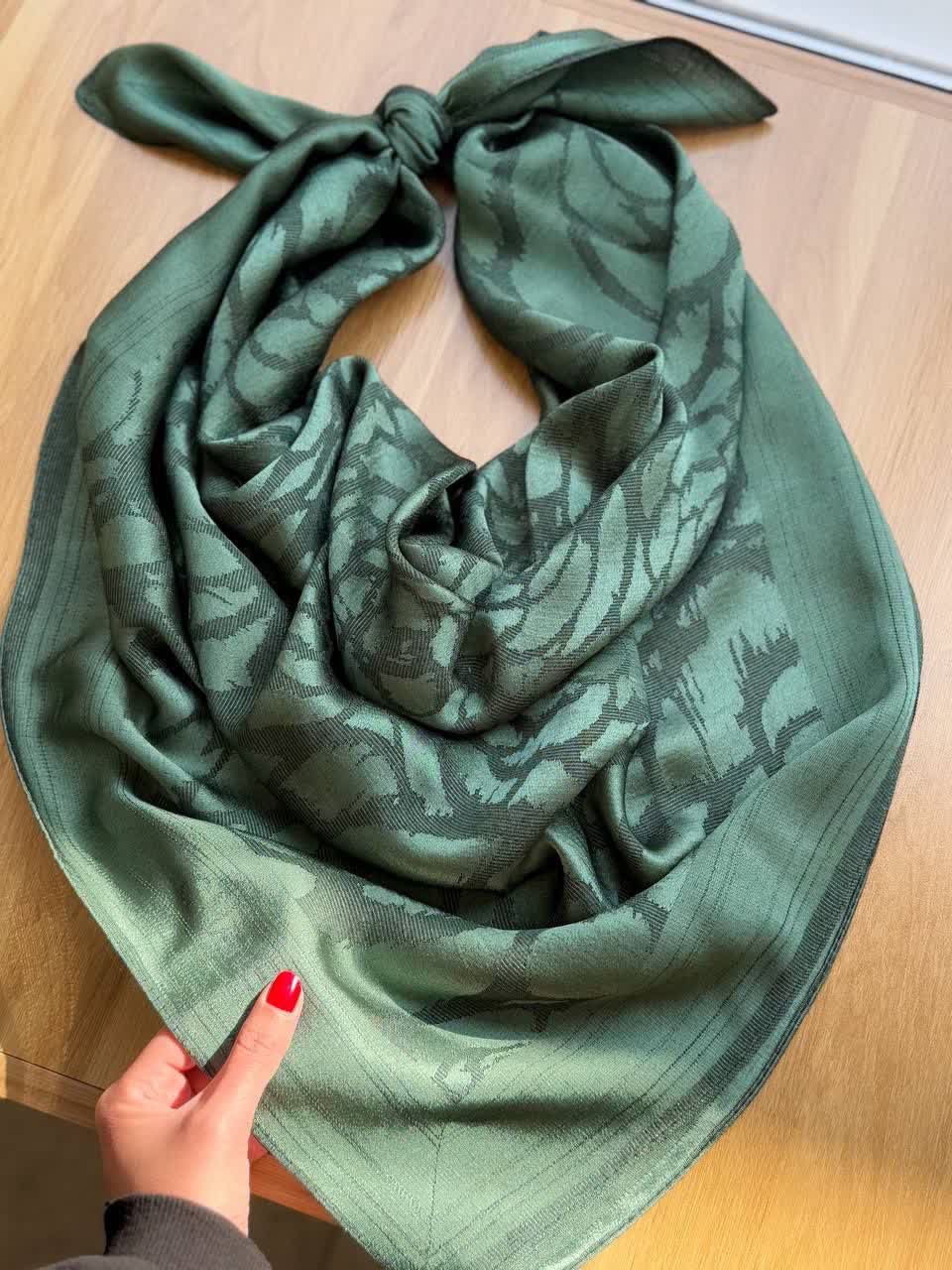 1862- روسری ژاکارد ابریشم