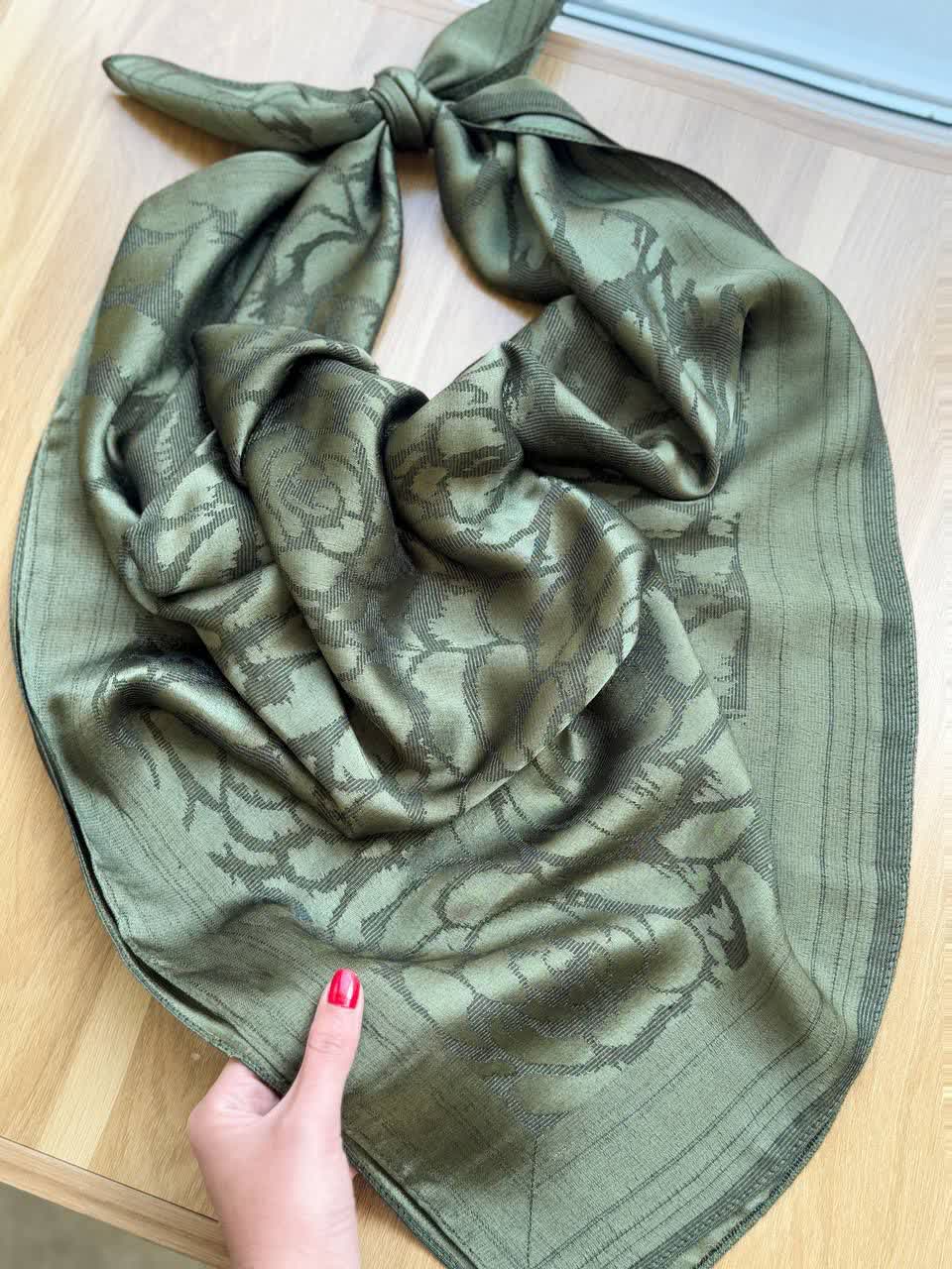 1862- روسری ژاکارد ابریشم