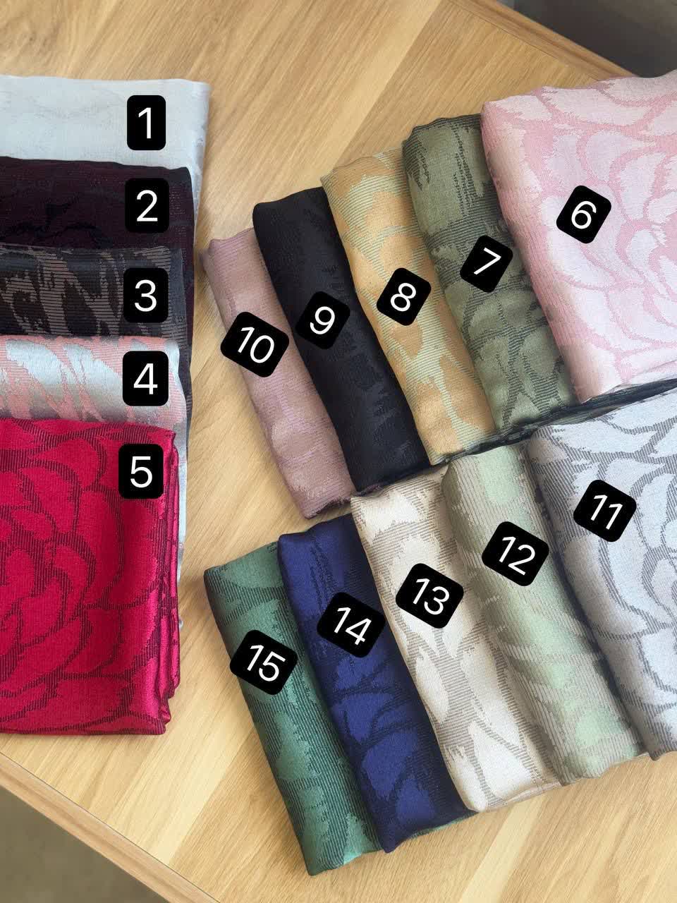 1862- روسری ژاکارد ابریشم