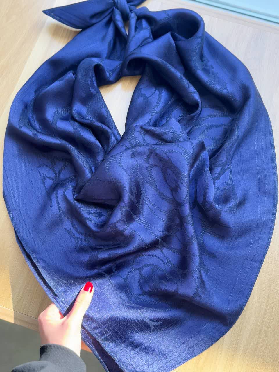 1862- روسری ژاکارد ابریشم