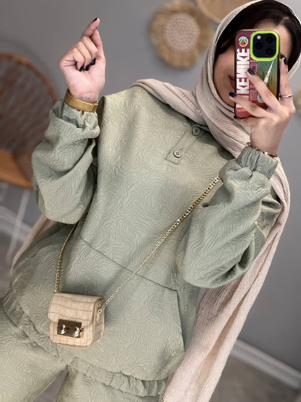 1873- ست اسپرت هودی و شلوار ناتالی