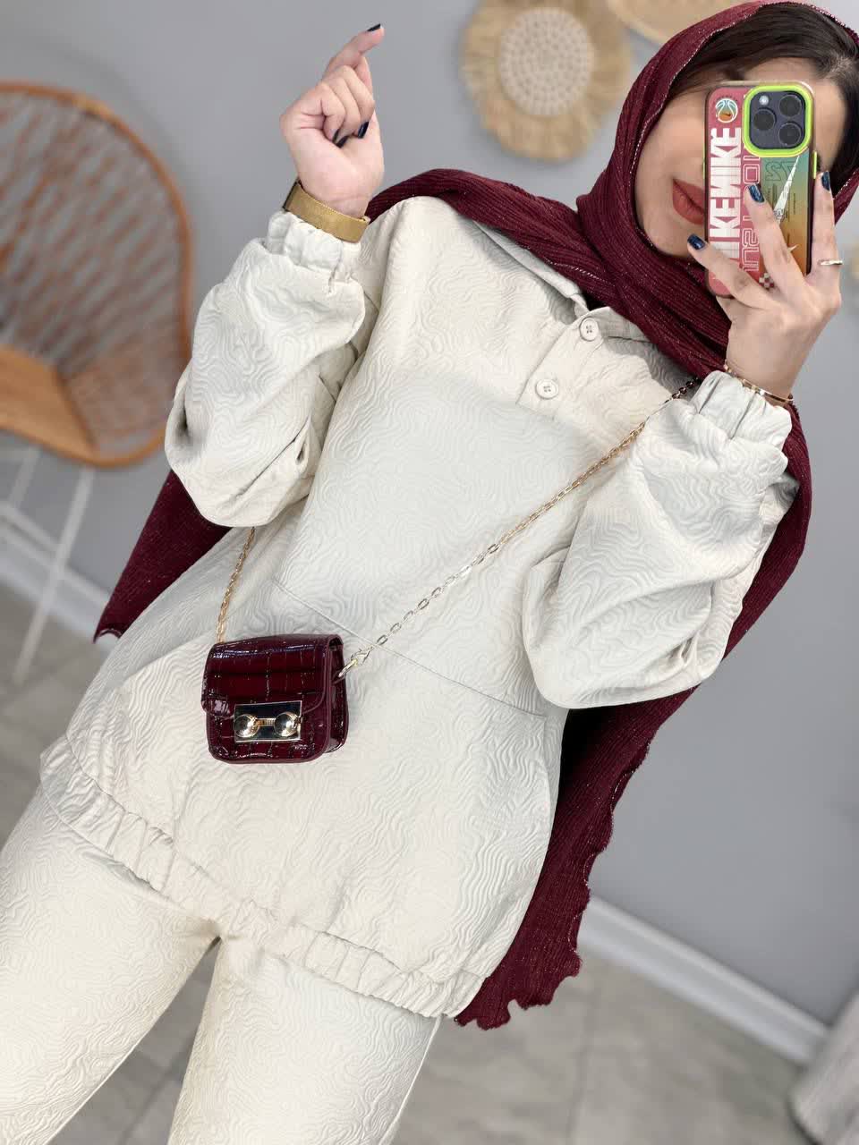 1873- ست اسپرت هودی و شلوار ناتالی