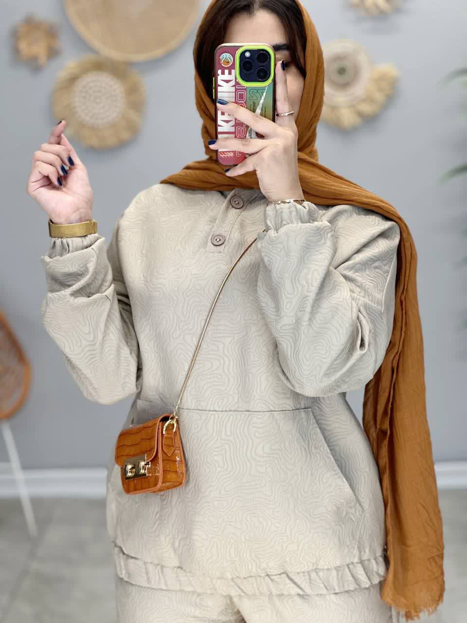 1873- ست اسپرت هودی و شلوار ناتالی