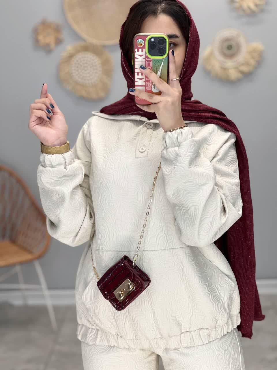 1873- ست اسپرت هودی و شلوار ناتالی