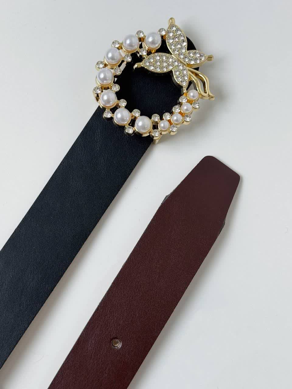 1885- کمربند فول نگین پروانه