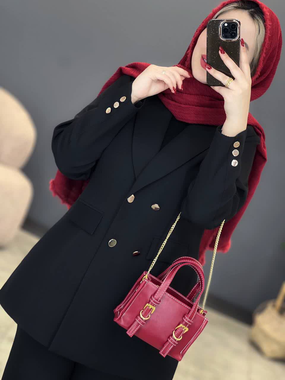 1892- کت و شلوار مشکی نفیس (ویژه محرم)