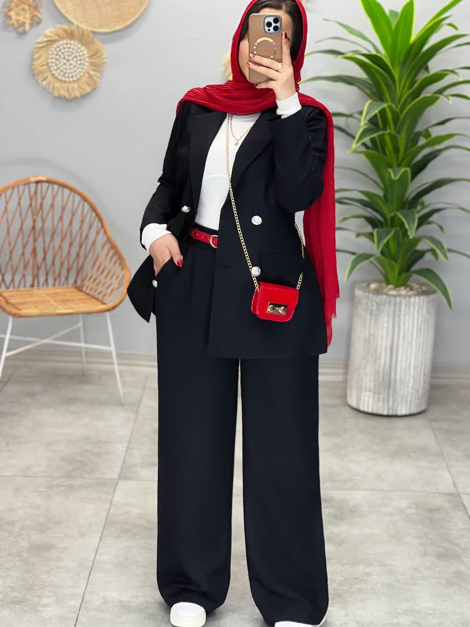 1185- کت و شلوار پینار