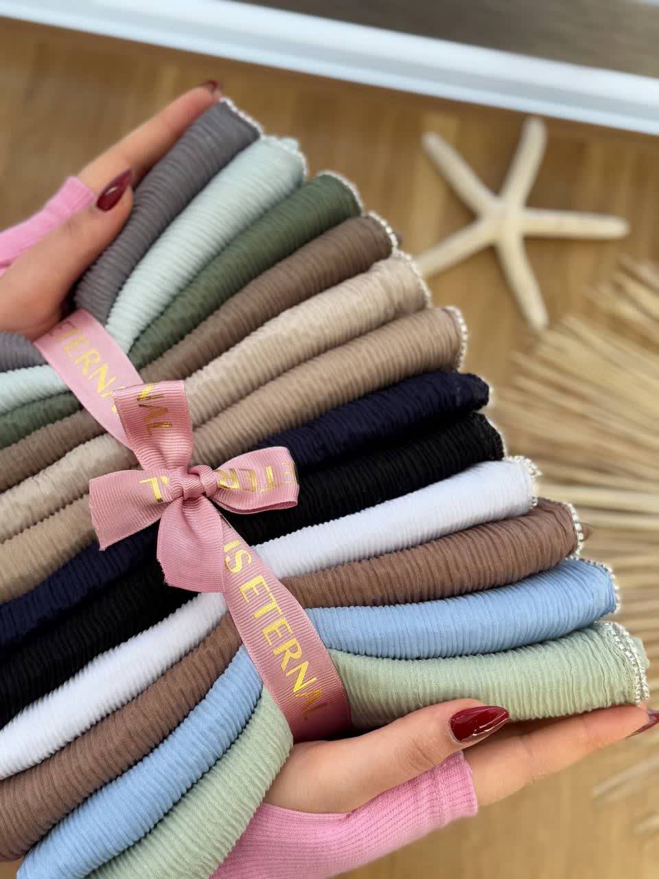 02523- شال شیشه ای رنگی