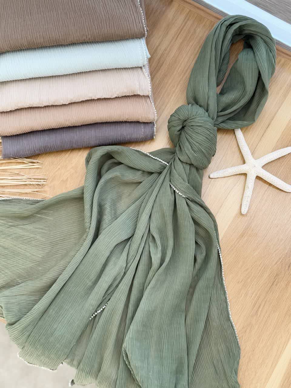 02523- شال شیشه ای رنگی