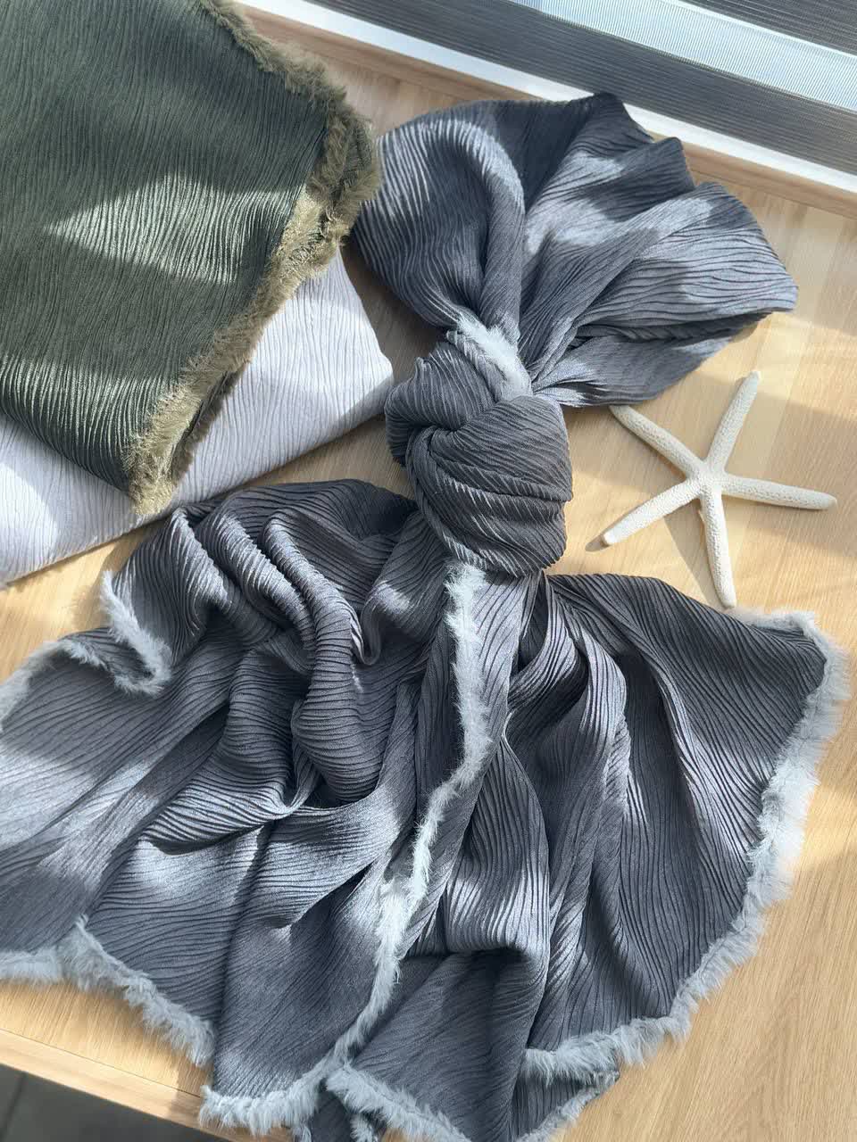 02488-شال لبه ریش آدینا