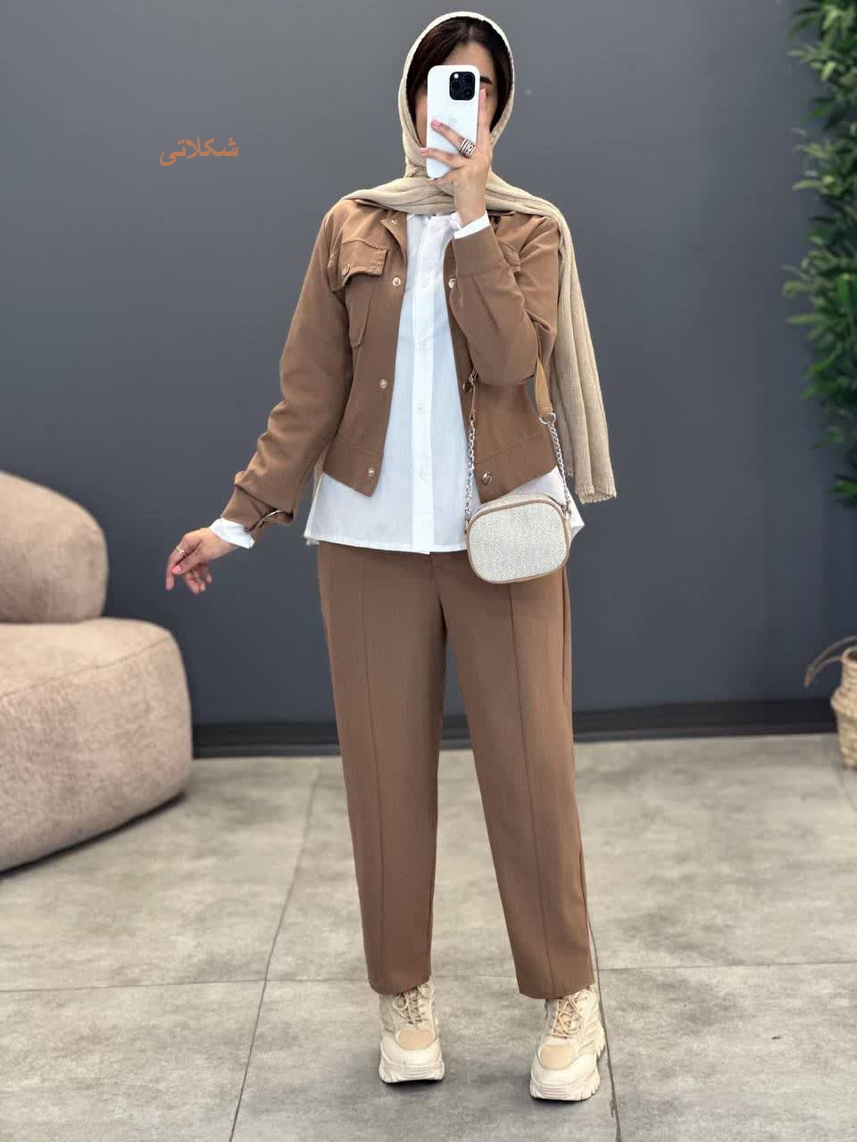 1111 ست سه تیکه پرچی