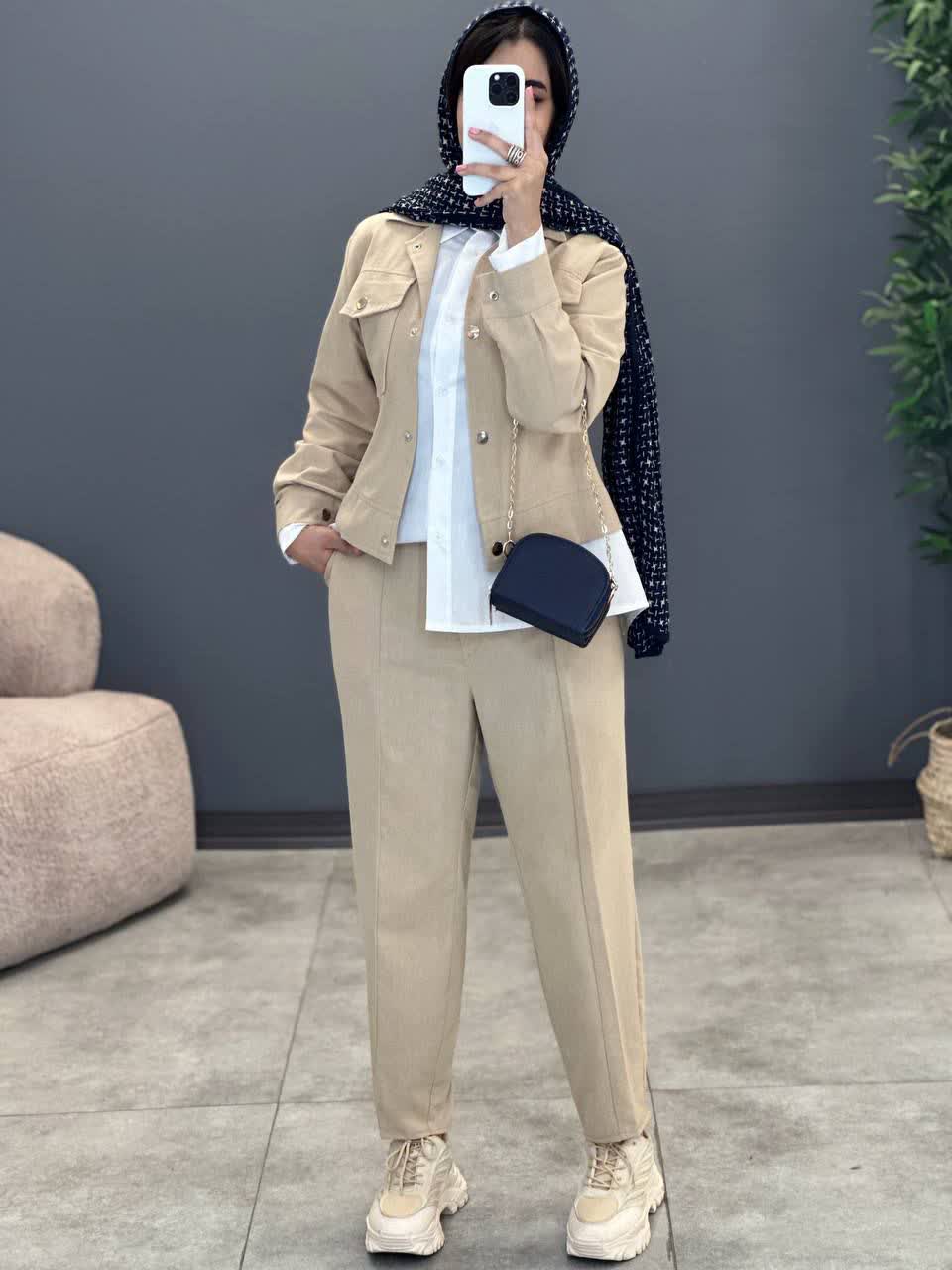 1111 ست سه تیکه پرچی